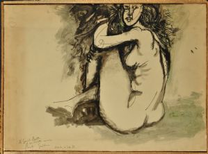 Seated Nude, September 7, 1958